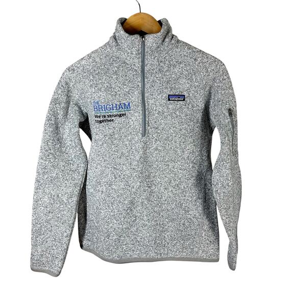 Patagonia Mass General Brigham Half Zip Sweater Size Medium - Picture 1 of 9
